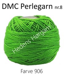 DMC Perlegarn nr. 8 farve 906